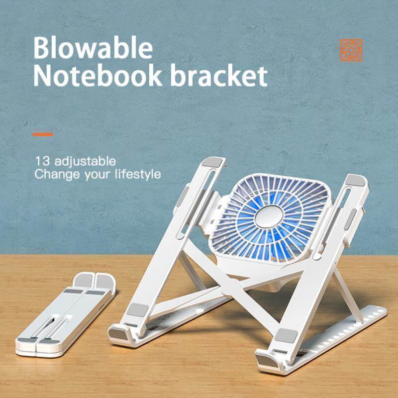 Dual Cooling Foldable Laptop Stand - Image 0