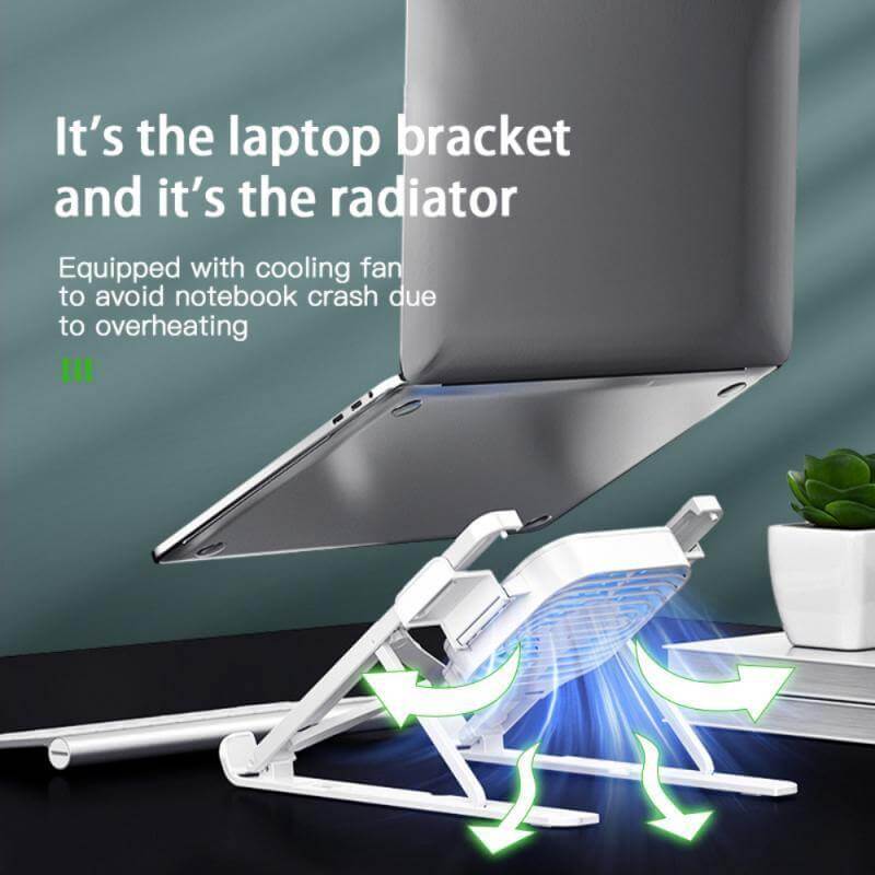 Dual Cooling Foldable Laptop Stand - Image 7