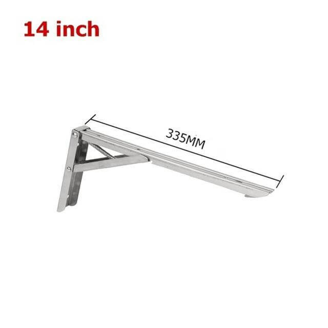 2PCS Triangle Folding Wall Mounted Shelf - Image 7