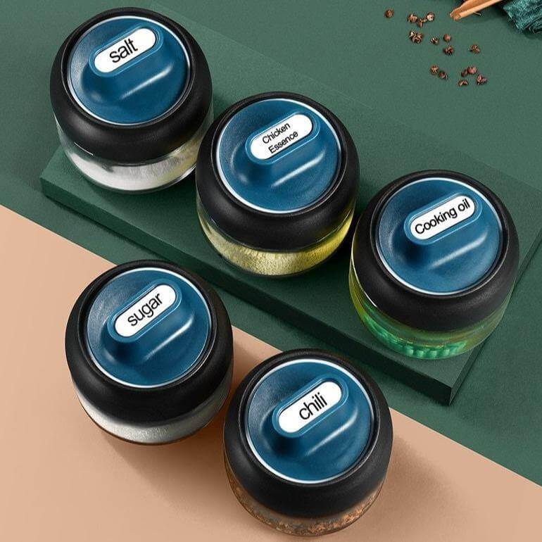 Salt and Pepper Seasoning Organizer Spice Jars - Image 10