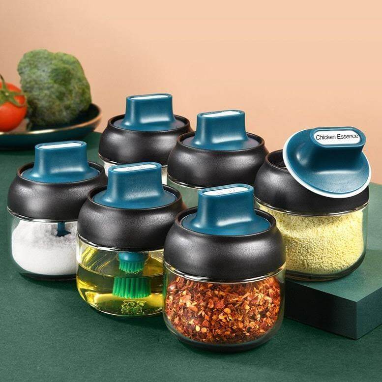Salt and Pepper Seasoning Organizer Spice Jars - Image 11