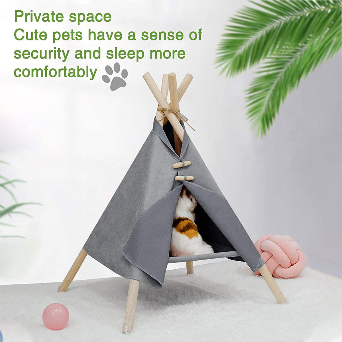 Portable Cute Pet Bed Tent