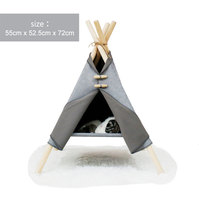 Portable Cute Pet Bed Tent - Image 7