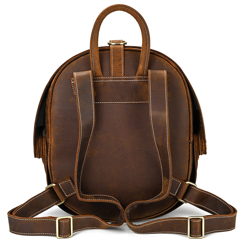 beetle backpack leather Leather Backpack Beetle Style Women Rucksack Black