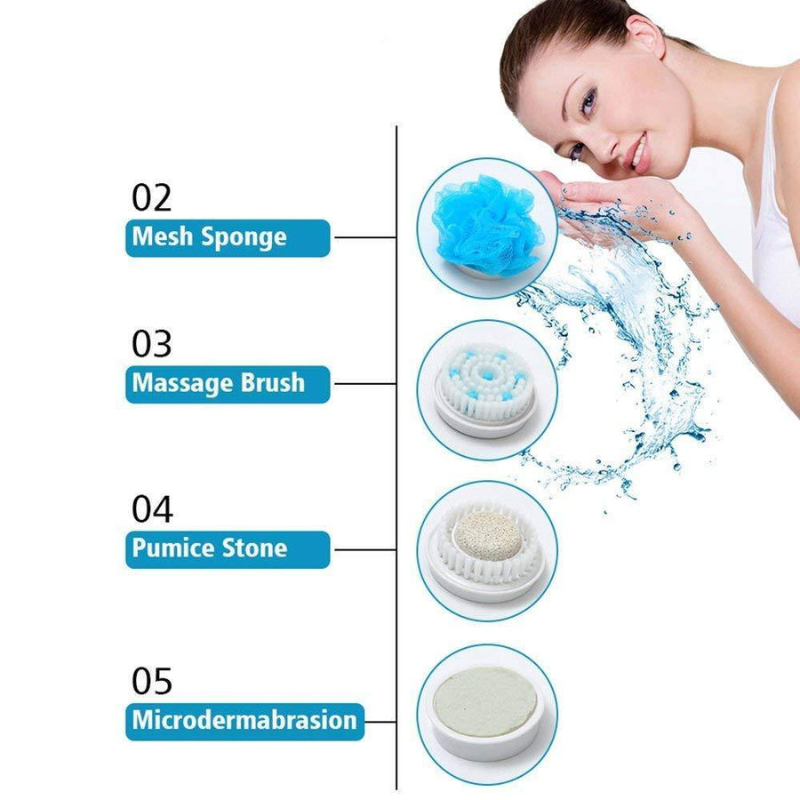5in1 Electric Massage Bath Shower Handheld Brush - Image 3