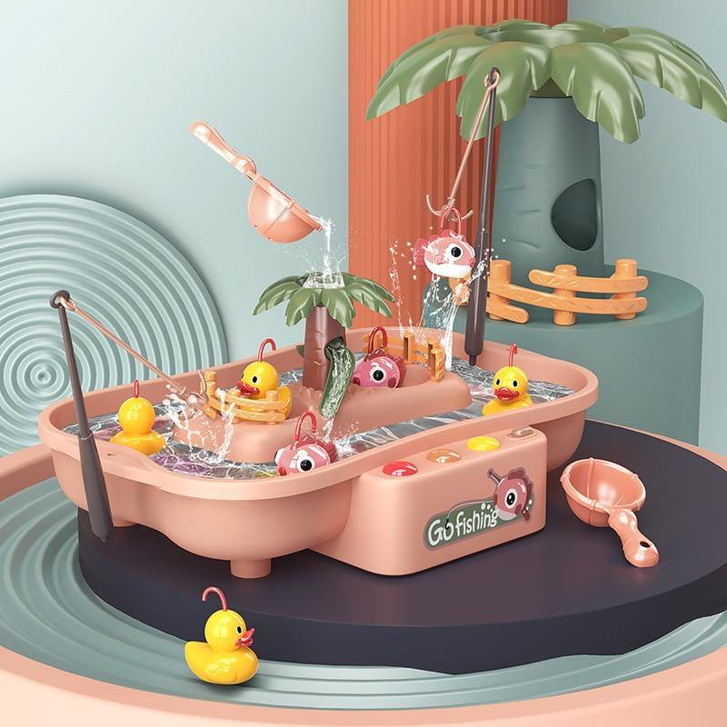 Baby Fishing Board Bathing Toy Game