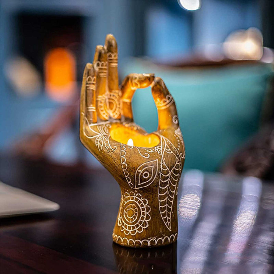 Creative Relaxing Meditation Candle Holder - Image 1