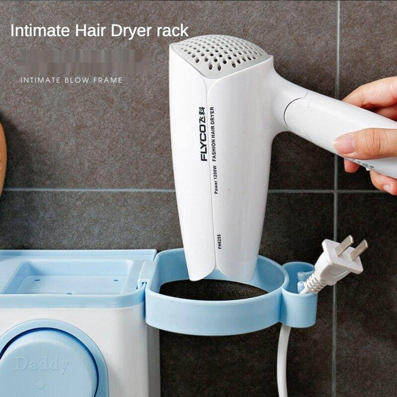 Wall Mount Multifunctional Bathroom Storage Rack - Image 1
