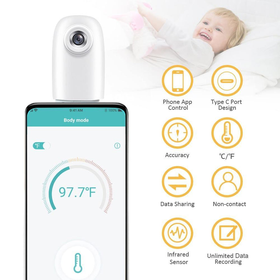 Portable Forehead Phone Thermometer - Image 6