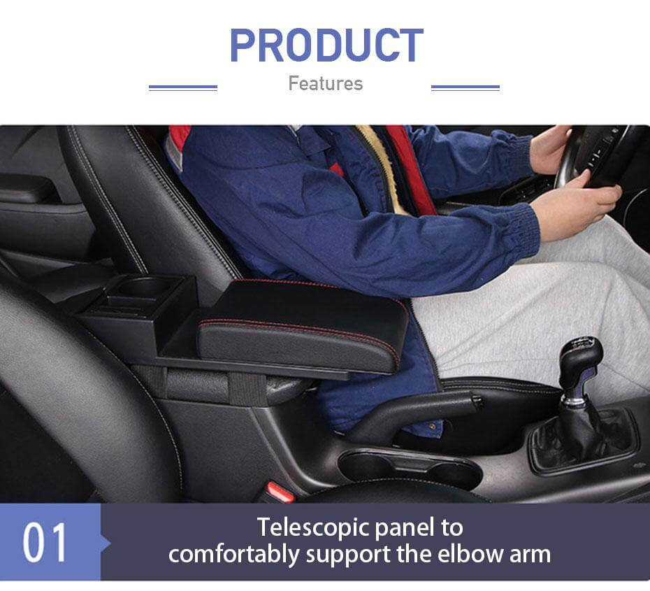 Multifunctional Universal Car Armrest Storage Box