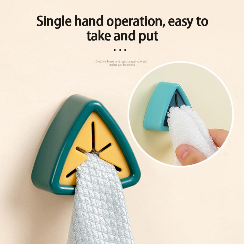 Punch Free Clip Towel Holder