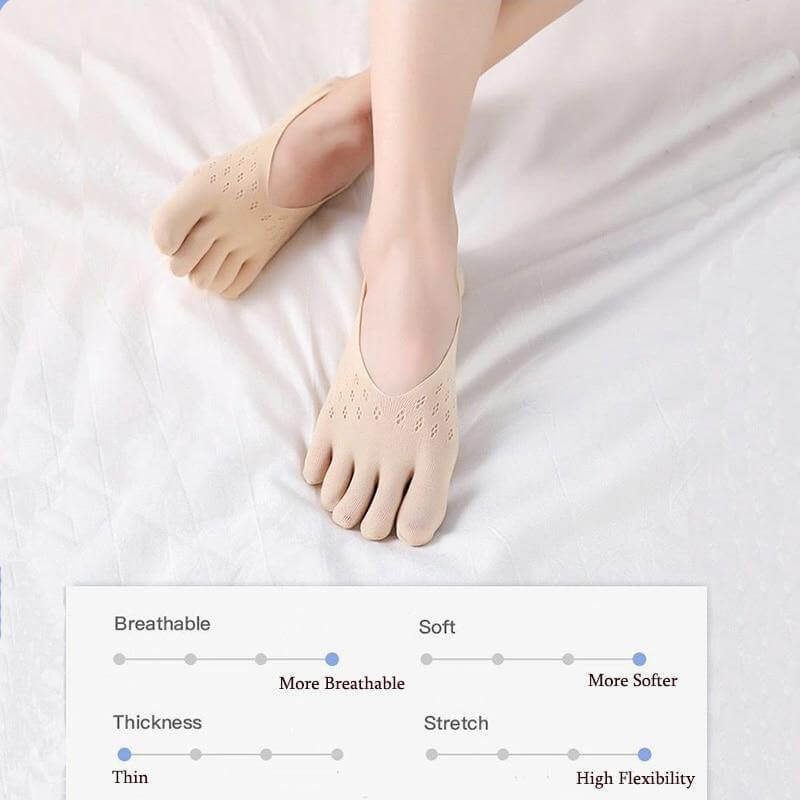 Breathable Invisible Five-finger Socks - Image 1