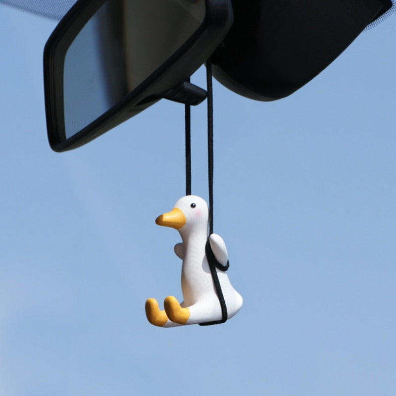 Swinging Duck Car Mirror Ornament - Image 0