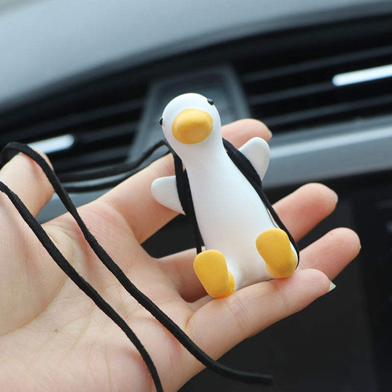 Swinging Duck Car Mirror Ornament - Image 1