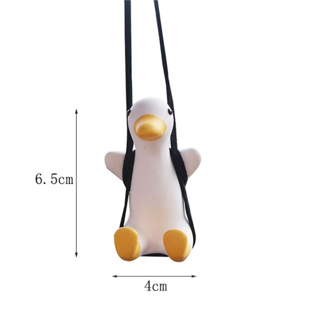 Swinging Duck Car Mirror Ornament