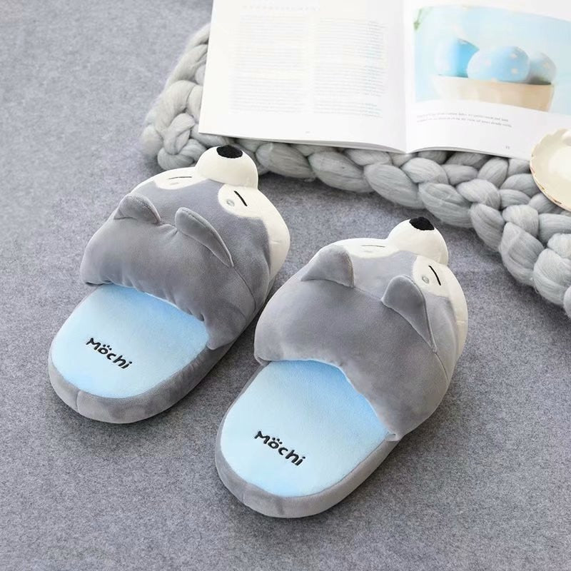 Cute Cartoon Puppy Cozy Indoor Slippers