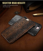 Luxury Crocodile Snake Leather Case For Iphone