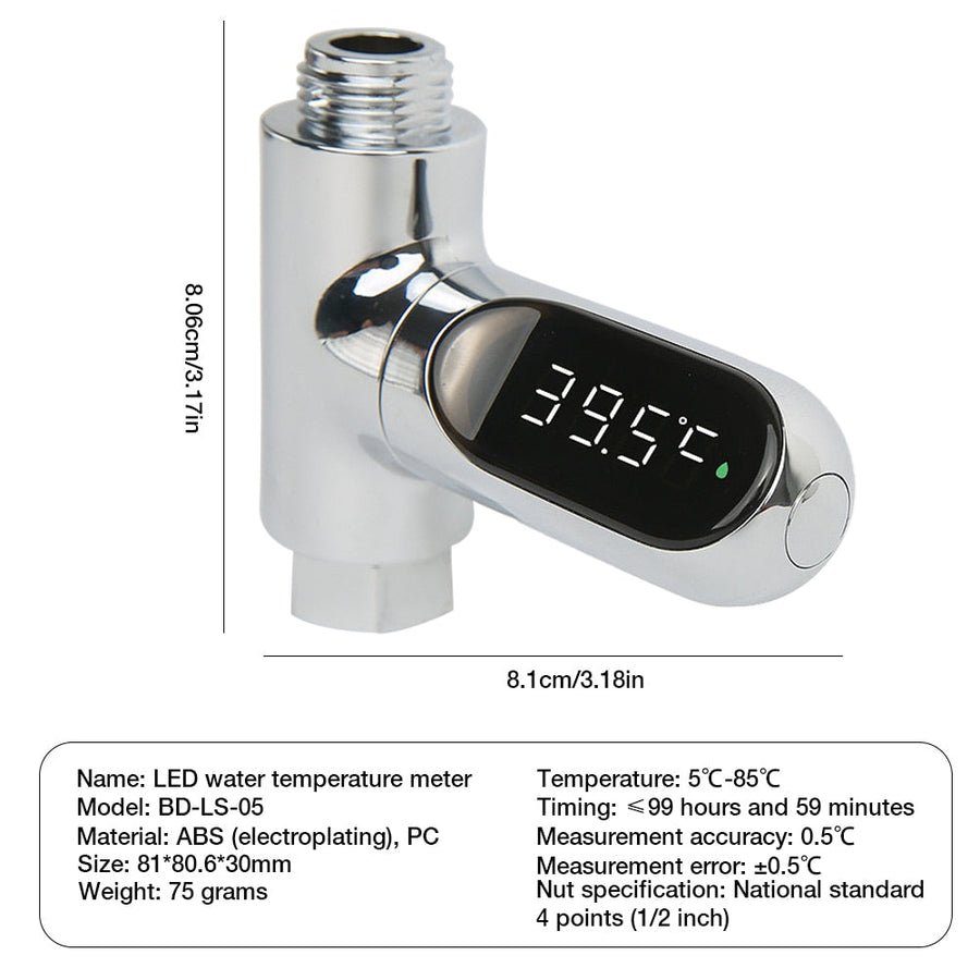 LED Screen Bath Water Thermometer Faucet - Image 6