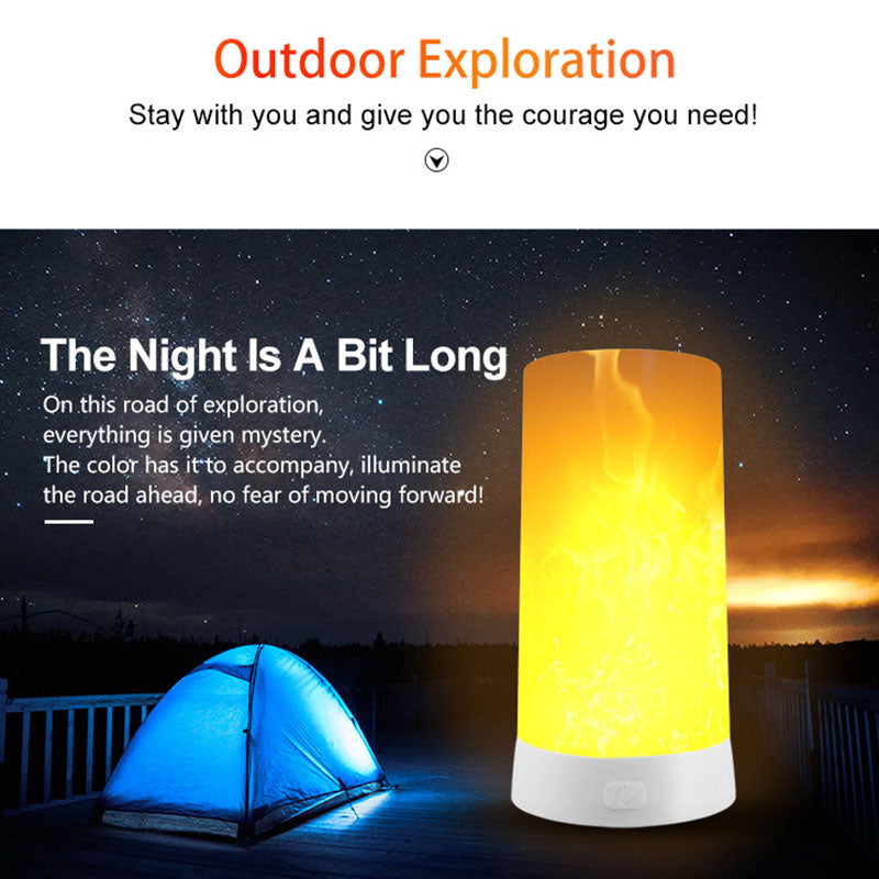 Gravity USB Flameless Night Lamp