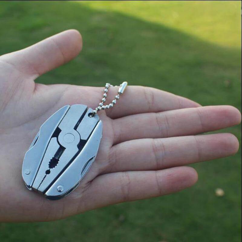6in1 Foldable Travel Camping Keychain Tool Kit - Image 1