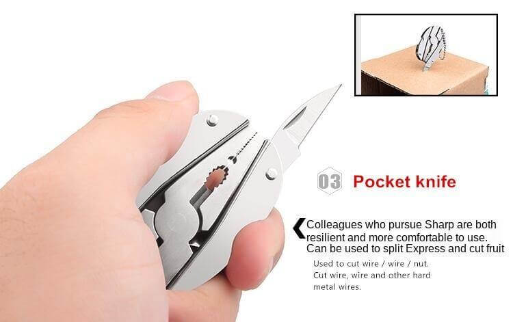 6in1 Foldable Travel Camping Keychain Tool Kit - Image 3