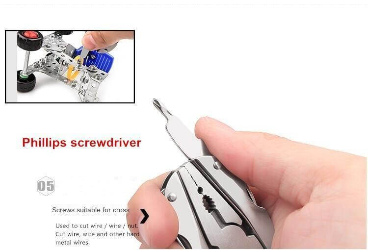 6in1 Foldable Travel Camping Keychain Tool Kit - Image 8