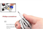 6in1 Foldable Travel Camping Keychain Tool Kit