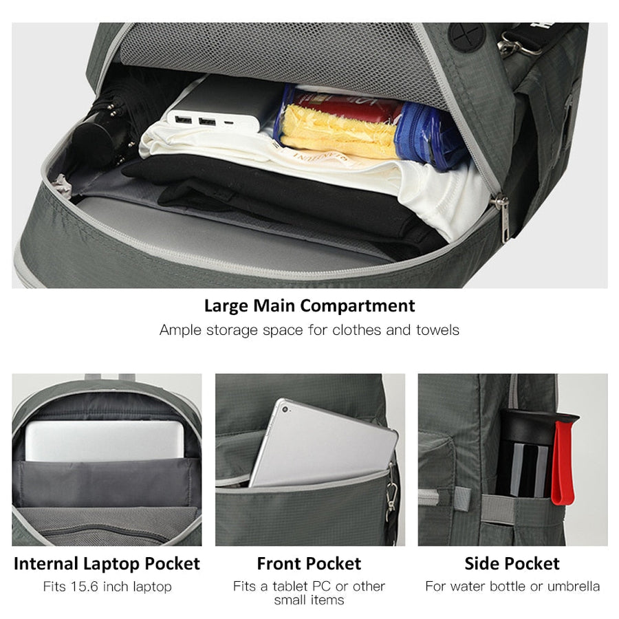 2in1 Foldable Camping Chair Combo Backpack - Image 2
