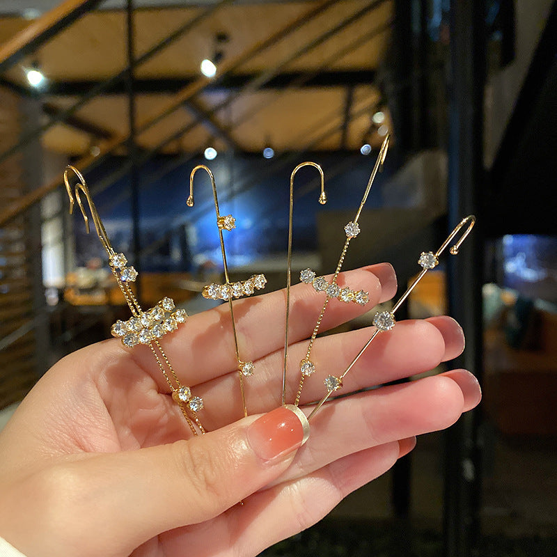 Crystal Vintage Long Wrap Earrings - Image 0