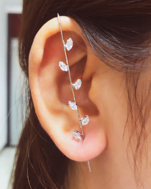 Crystal Vintage Long Wrap Earrings - Image 9