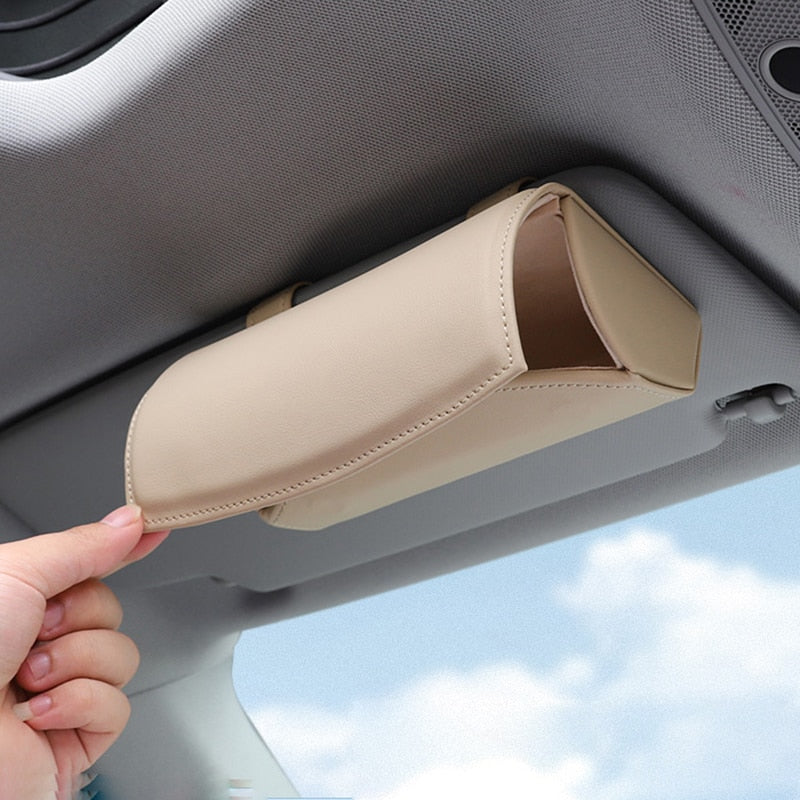 Car Front Sun Glasses Case Box - Image 1