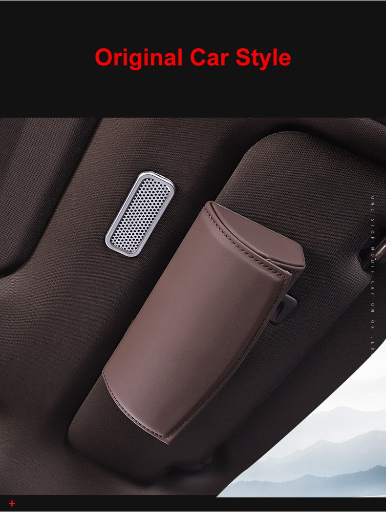 Car Front Sun Glasses Case Box - Image 4