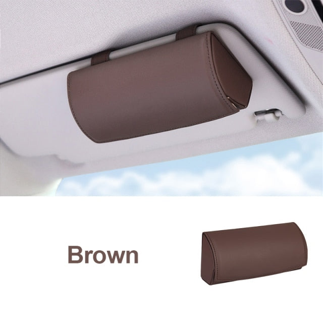 Car Front Sun Glasses Case Box - Image 5