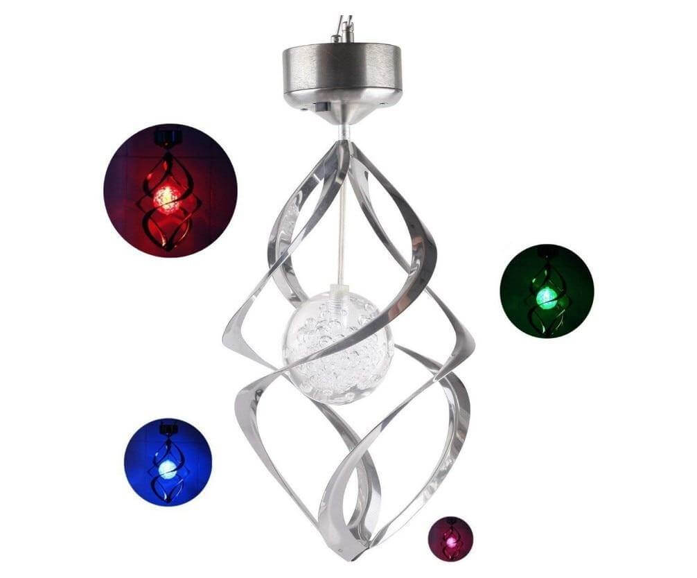 7-Colour Solar Changing LED Wind Chimes Light