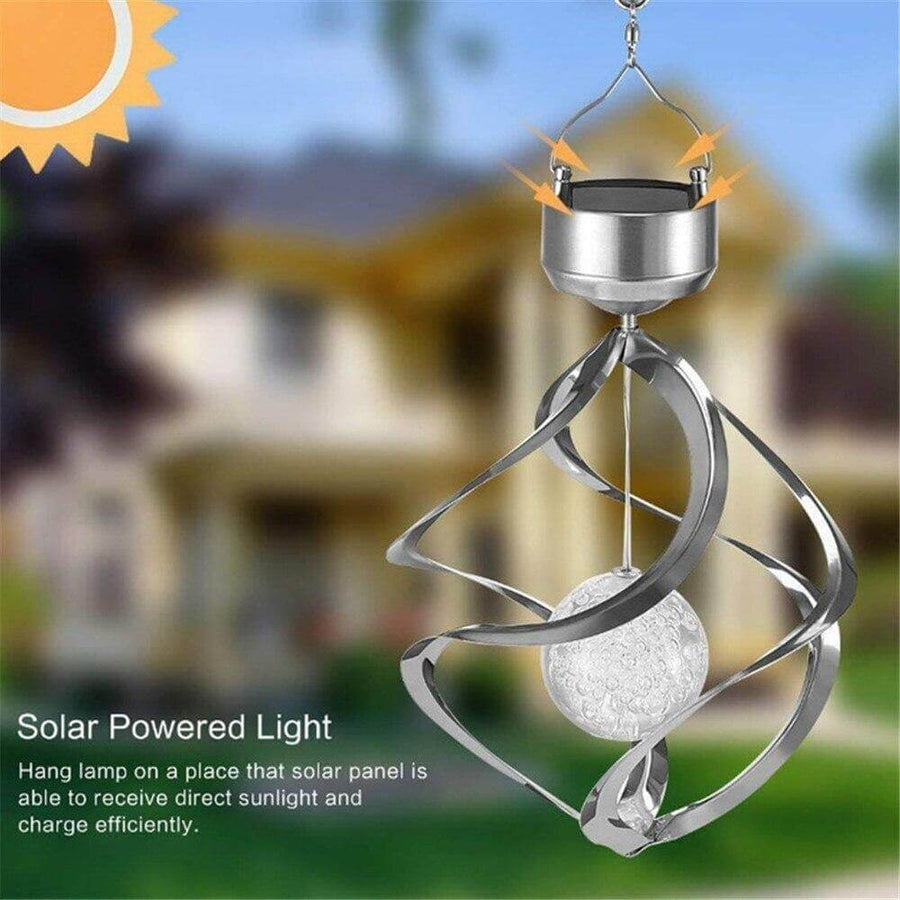 7-Colour Solar Changing LED Wind Chimes Light - Image 3