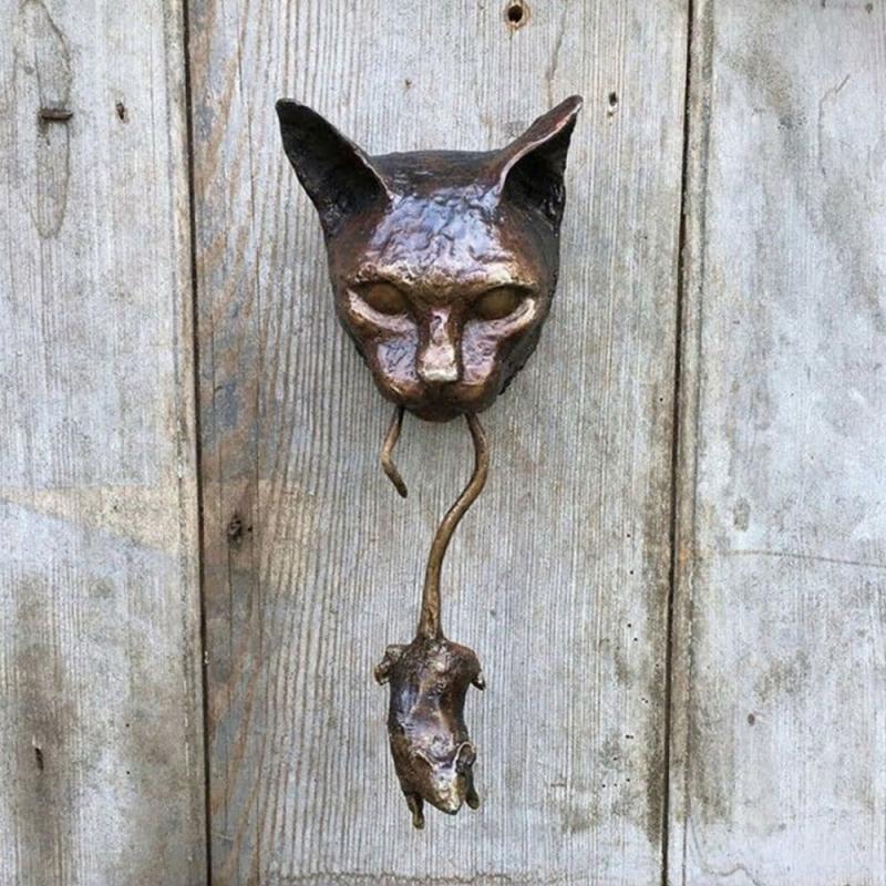Creative Cat And Mouse Metal Door Knocker - Image 8
