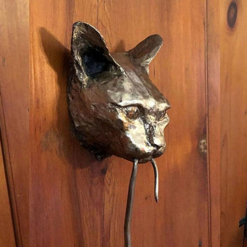 Creative Cat And Mouse Metal Door Knocker