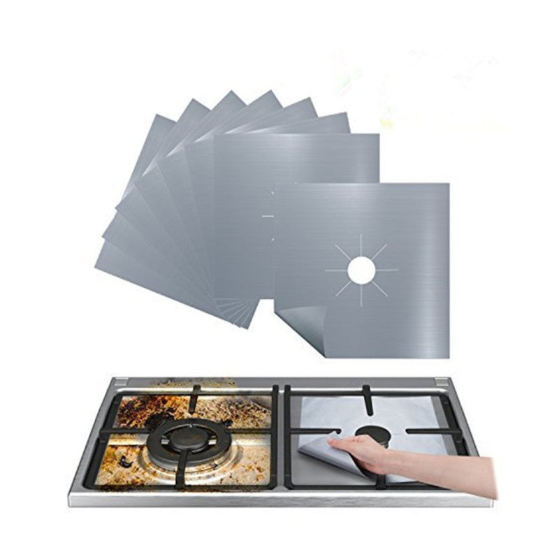 Reusable 4pcs Glass Fiber Gas Stove Covers - Image 0