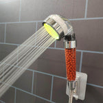 Colorful Rainfall High Pressure Negative Ion Led Shower Head