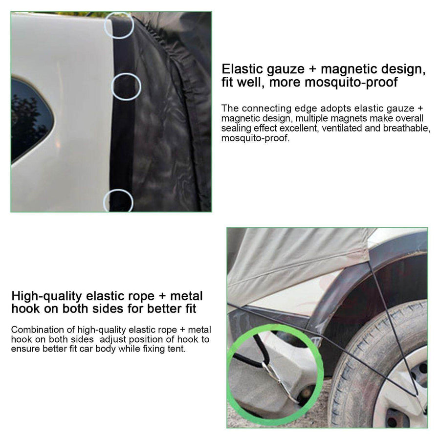 Camping Waterproof Car Sunshade Trunk Tent - Image 11