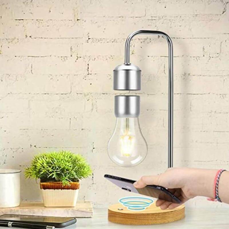 Magnetic Levitating Wireless Bulb Desk Lamp - Image 4