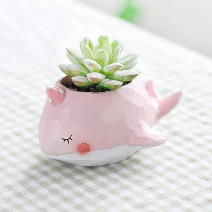 Whale Decorative Flower Vase - Image 1