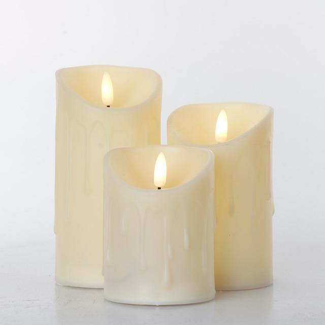 3pcs Remote Control LED Flameless Candle - Image 5