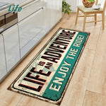 Stylish Non-Slip Laundry Room Floor Mat