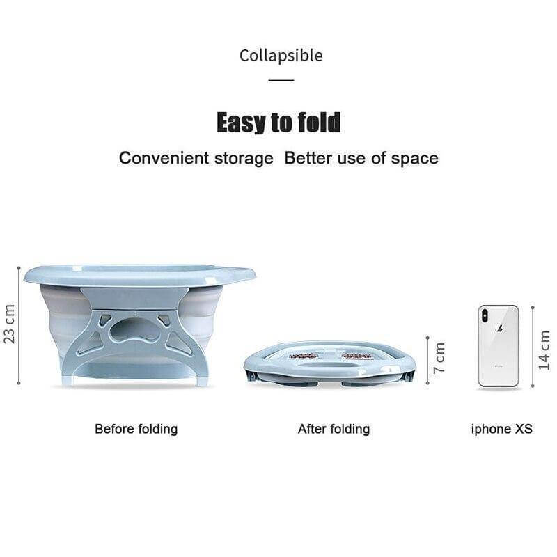Foldable Foot Bath Massage Bucket - Image 8