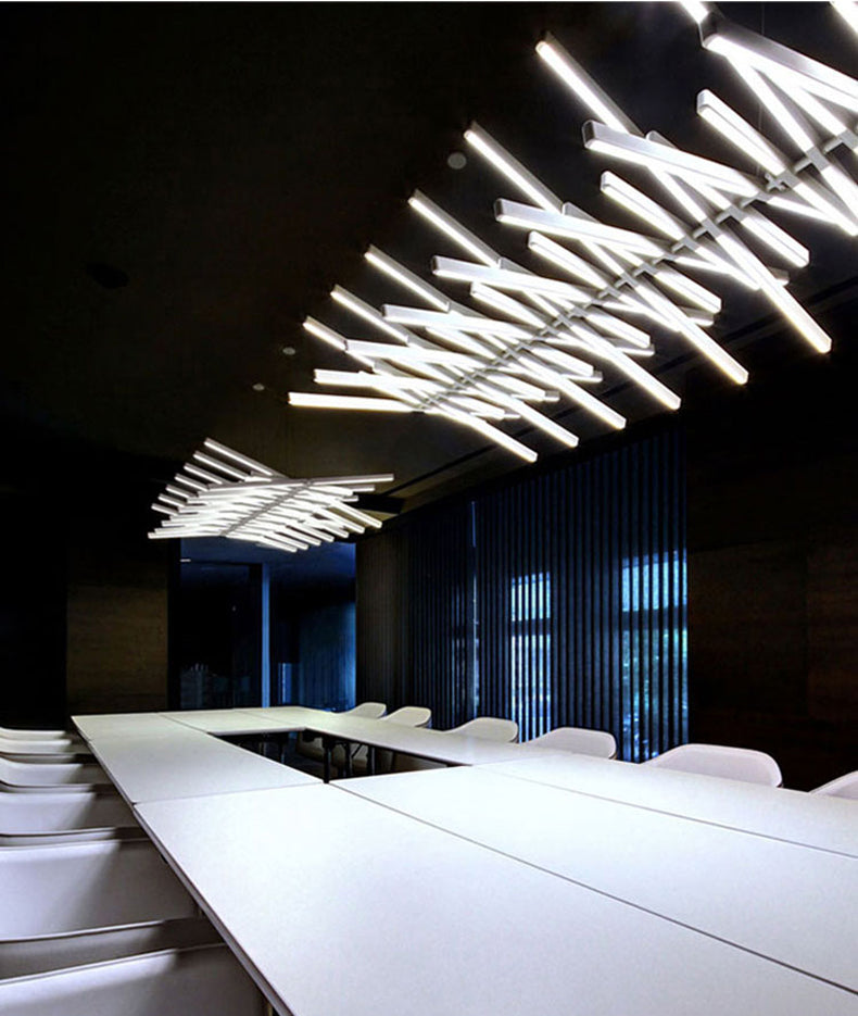 Modern LED Chandelier Industrial Acrylic Lamp - Image 2