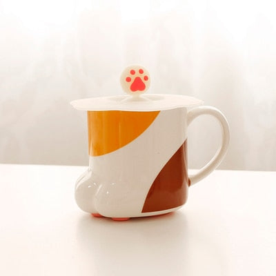 Cute Cat Paw Ceramic Coffee Mug - Image 12