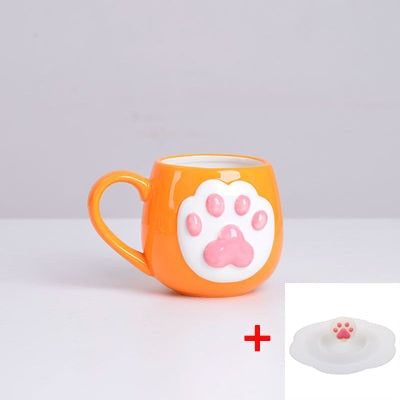 Cute Cat Paw Ceramic Coffee Mug - Image 6