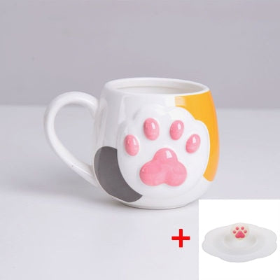 Cute Cat Paw Ceramic Coffee Mug - Image 7
