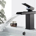 Water Temperature Sensitive LED Bathroom Faucet